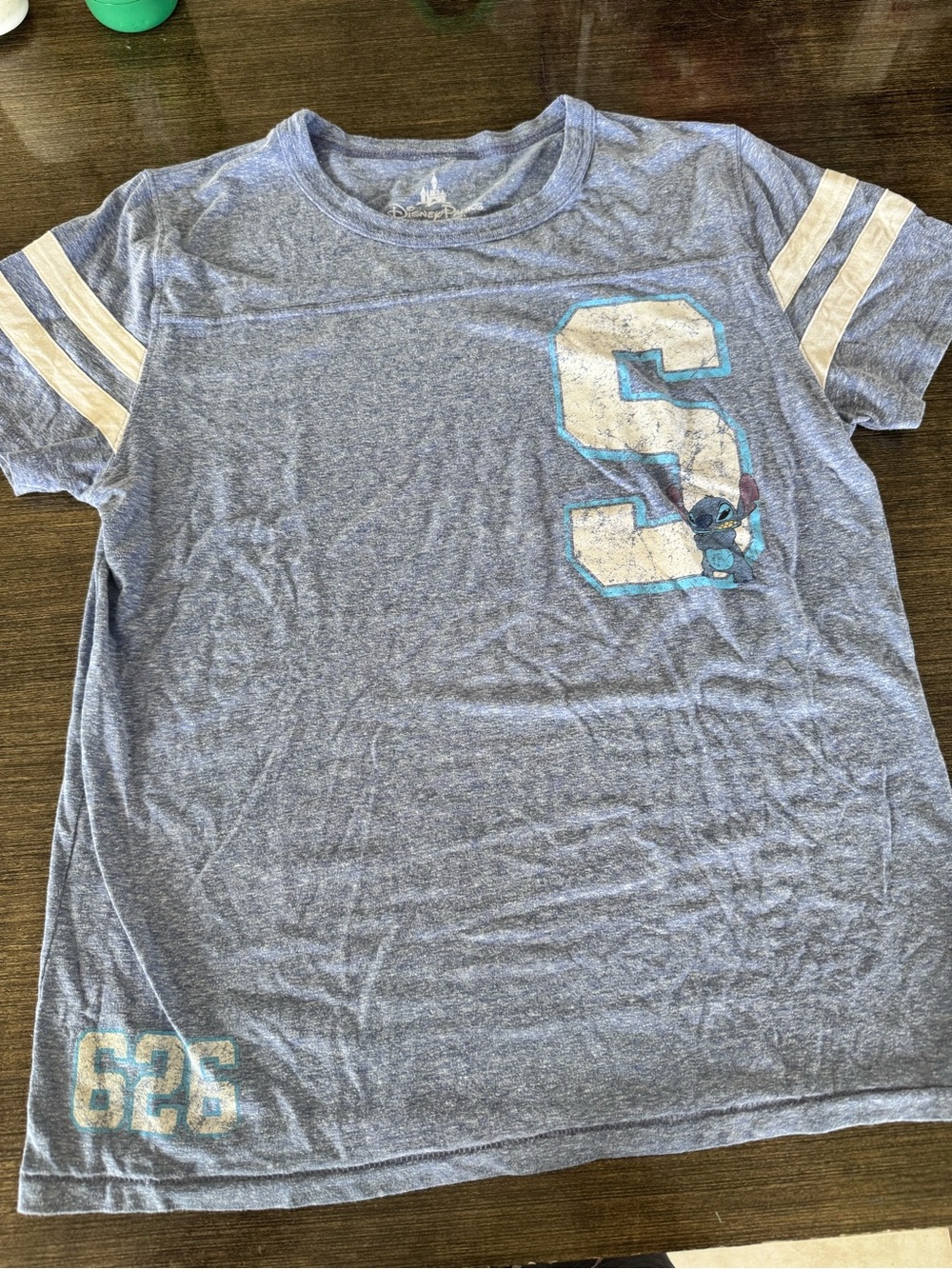 Blue Disney Parks Stitch Graphic Tee - Casual Short Sleeve